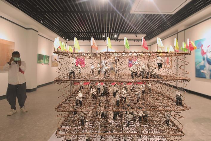 生生不息——今世艺术作品展正在芜湖市美术馆展开